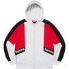 Thumbnail for Color Blocked Zip Up Hooded Sweatshirt