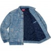 Thumbnail for Checks Embroidered Denim Jacket