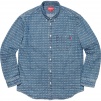 Thumbnail for Jacquard Logos Denim Shirt