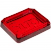 Supreme Debossed Glass Ashtray (SS20) - Red