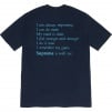 Supreme Stay Positive Tee (FW20) - Navy