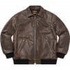 Supreme Supreme Vanson Leathers Worn Leather Jacket (FW20) - Brown