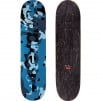 Supreme Camo Logo Skateboard (FW20) - Blue Camo - 8" x 32"