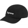 Supreme Washed Chino Twill Camp Cap (FW20) - Black