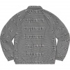 Supreme Houndstooth Logos Snap Front Jacket (FW20) - Black