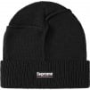 Supreme Paneled Seam Beanie (FW20) - Black