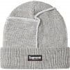 Supreme Paneled Seam Beanie (FW20) - Heather Grey