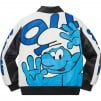 Thumbnail for Supreme Smurfs™ Leather Varsity Jacket