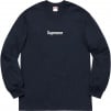 Supreme Box Logo L S Tee (FW20) - Navy