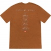 Supreme Supreme Clientele Tee (FW20) - Brown