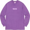 Supreme Box Logo L S Tee (FW20) - Purple