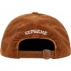 Supreme Velvet S Logo 6-Panel (FW20) - Tan