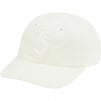 Supreme Velvet S Logo 6-Panel (FW20) - White