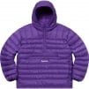 Thumbnail for Micro Down Half Zip Hooded Pullover