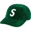 Supreme Velvet S Logo 6-Panel (FW20) - Green