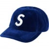 Supreme Velvet S Logo 6-Panel (FW20) - Royal