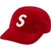 Supreme Velvet S Logo 6-Panel (FW20) - Red