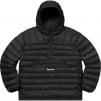 Thumbnail for Micro Down Half Zip Hooded Pullover