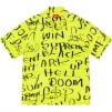 Supreme Black Ark Rayon S S Shirt (FW20) - Fluorescent Yellow