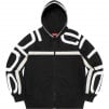 Thumbnail for Big Logo Paneled Zip Up Hooded Sweatshirt