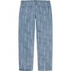 Thumbnail for Logo Stripe Jacquard Regular Jean