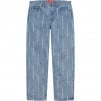 Thumbnail for Logo Stripe Jacquard Regular Jean