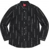 Thumbnail for Logo Stripe Jacquard Denim Shirt