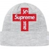 Supreme New Era Cross Box Logo Beanie (FW20) - Heather Grey