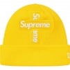 Supreme New Era Cross Box Logo Beanie (FW20) - Lemon