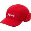 Supreme Deep Pile Earflap Camp Cap (FW20) - Red