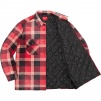 Supreme Quilted Flannel Shirt (FW20) - Red