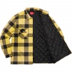 Supreme Quilted Flannel Shirt (FW20) - Yellow