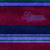 Supreme Stripe Velour Half Zip Pullover (FW20) - Purple