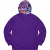 Supreme Globe Zip Up Hooded Sweatshirt (FW20) - Purple