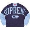 Supreme Overprint Crewneck (FW20) - Ice Blue