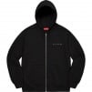 Supreme Globe Zip Up Hooded Sweatshirt (FW20) - Black