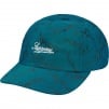 Supreme Script Logos 6-Panel (FW20) - Bright Teal