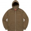 Supreme Globe Zip Up Hooded Sweatshirt (FW20) - Dark Olive