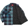 Supreme Quilted Flannel Shirt (FW20) - Teal