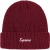 Supreme Loose Gauge Beanie (FW20) - Dark Magenta