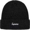 Supreme Loose Gauge Beanie (FW20) - Black