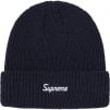 Supreme Loose Gauge Beanie (FW20) - Navy