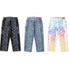 Thumbnail for Supreme HYSTERIC GLAMOUR Snake Double Knee Denim Painter Pant