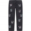 Thumbnail for Clayton Patterson Supreme Skulls Embroidered Regular Jean