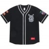 Thumbnail for Patches Denim Baseball Jersey