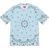 Supreme Small Box Tee (SS21) - Light Blue Bandana