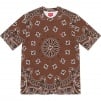 Supreme Small Box Tee (SS21) - Brown Bandana