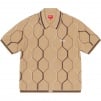 Supreme Hex Zip Up Polo (SS21) - Tan