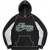 Thumbnail for Paneled Script Hooded Sweatshirt