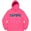 Thumbnail for Denim Logo Hooded Sweatshirt